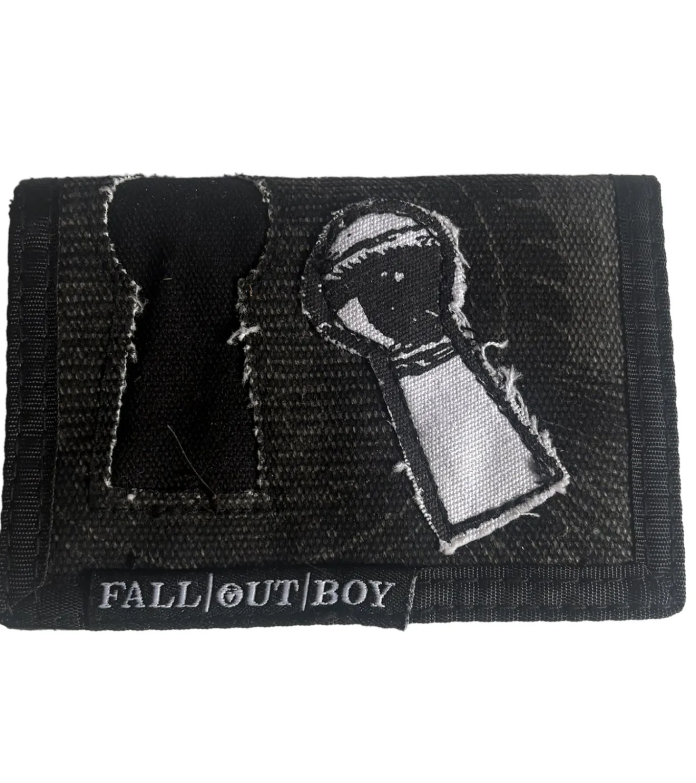 Portemonnaies & Geldbörsen*BioworldMerch Fall Out Boy Portemonnaie Stilvolle Band-Brieftasche mit auffälligen Motiv Gothic-Style FW106079FOB Schwarz/Grau