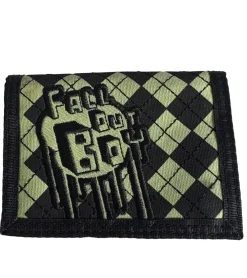 Portemonnaies & Geldbörsen*BioworldMerch Fall Out Boy Stilvolle Band-Brieftasche mit auffälligen Motiv Gothic-Style Portemonnaie FW108967FOB Schwarz/Grün
