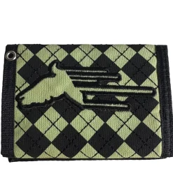 Portemonnaies & Geldbörsen*BioworldMerch Fall Out Boy Stilvolle Band-Brieftasche mit auffälligen Motiv Gothic-Style Portemonnaie FW108967FOB Schwarz/Grün