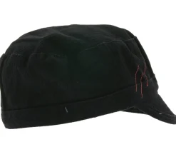 Caps & Mützen*BioworldMerch FALL OUT BOY Unisex Cap Baumwoll-Cap im millitärischen Schnitt mit leicht gebogenen Schnitt Schwarz/Rosa