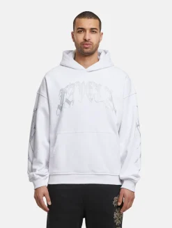 Pullover & Sweater*Favela Ribcage Hoodies Strass/Weiß