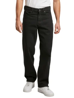 Jeans & Hosen*Favela Stickerei Baggys schwarz