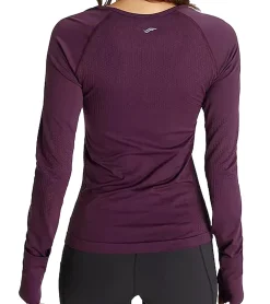 Sportunterbekleidung|Sweater & Pullover*FAYN SPORTS Damen Longsleeve nahtloses Langarm-Shirt Fitness-Kleidung 46379918 Lila