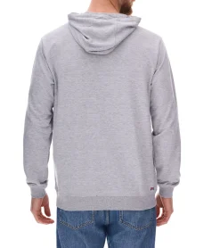 Pullover & Sweater*FILA Barumini Herren Hoodie Kapuzen-Pullover Pulli Sweater Baumwoll-Sweatshirt FAU0068-80000 Grau-Meliert