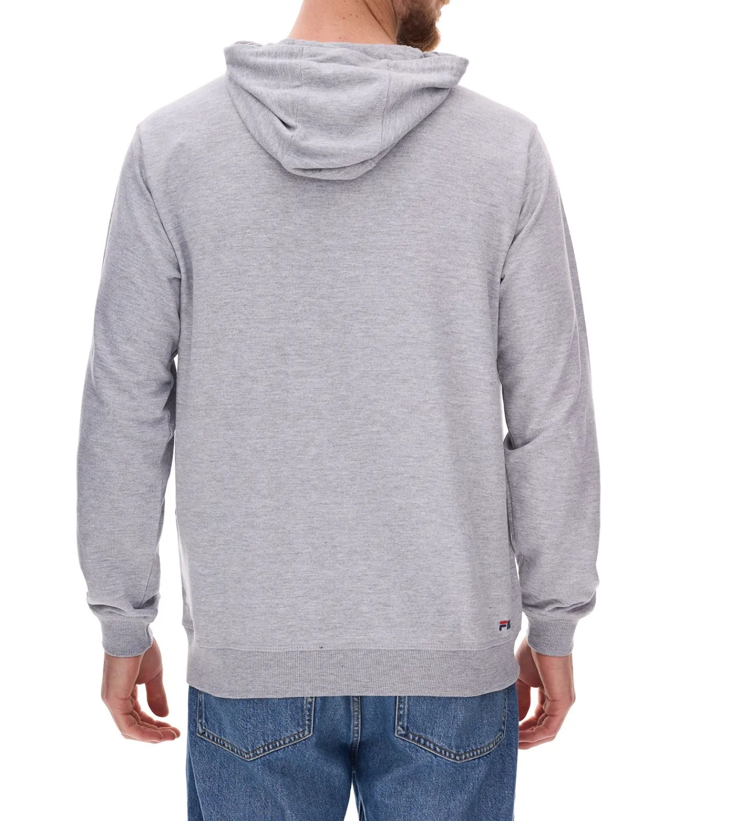 Pullover & Sweater*FILA Barumini Herren Hoodie Kapuzen-Pullover Pulli Sweater Baumwoll-Sweatshirt FAU0068-80000 Grau-Meliert