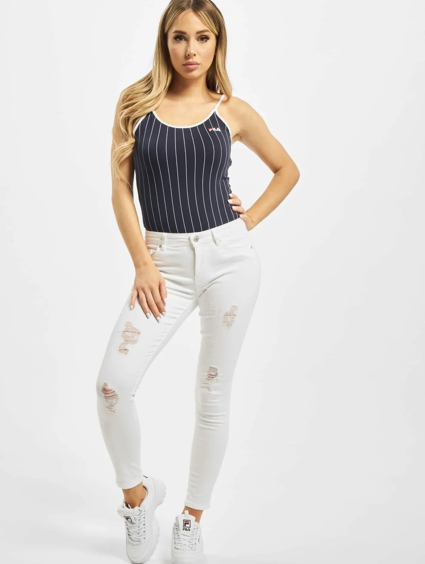 Unterwäsche|Socken & Unterwäsche*FILA Saga Striped Body blau