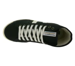 Sneaker & Turnschuhe*FLAMINGOS LIFE El Camino Damen High-Top Sneaker faire- und nachhaltige City-Schuhe aus Canvas Made in Spain Schwarz/Weiß