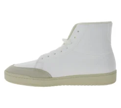 Sneaker & Turnschuhe*FLAMINGOS LIFE Old 80`s High-Top Sneaker faire- und vegane Freizeit-Schuhe FW2108WHIBLUMON Weiß/Blau