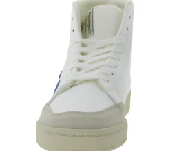 Sneaker & Turnschuhe*FLAMINGOS LIFE Old 80`s High-Top Sneaker faire- und vegane Freizeit-Schuhe FW2108WHIBLUMON Weiß/Blau