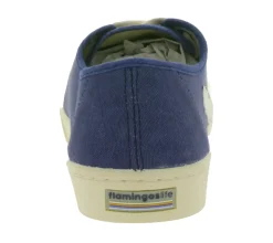 Sneaker & Turnschuhe*FLAMINGOS LIFE RANCHO NAVY IVORY Sneaker vegane Urlaubs-Schuhe Sneaker mit Kork Made in Spain Blau