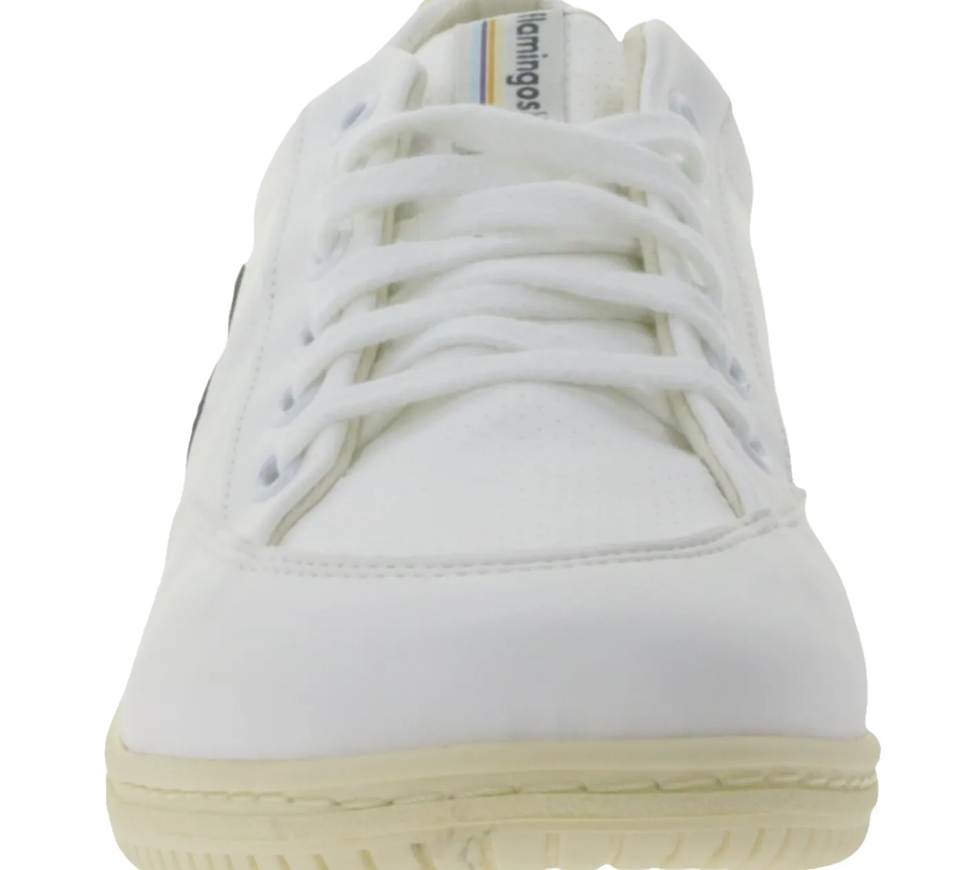 Sneaker & Turnschuhe*FLAMINGOS LIFE Roland V.3 Damen City-Schuhe vegane Freizeit-Sneaker Made in Spain Weiß/Navy