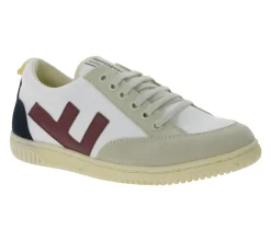 Sneaker & Turnschuhe*FLAMINGOS LIFE Roland V.3 Damen Freizeit-Sneaker Alltags-schuhe ROLAND V.3 TRICOLOR IVORY Weiß/Navy/Bordeaux-Rot