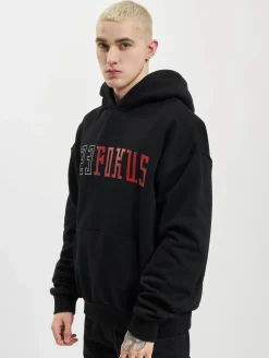 Pullover & Sweater*Fokus x Def College Hoody Schwarz