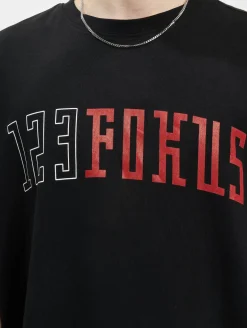 T-Shirts & Tank Tops*Fokus x Def College T-Shirt schwarz