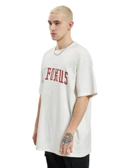 T-Shirts & Tank Tops*Fokus x Def College T-Shirt weiß