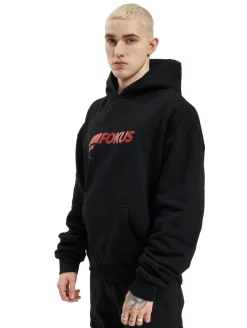 Pullover & Sweater*Fokus x Def Logo Hoody Schwarz