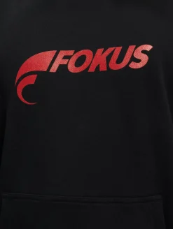 Pullover & Sweater*Fokus x Def Logo Hoody Schwarz