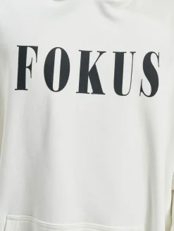 Pullover & Sweater*Fokus x Def Plain Hoodie weiß