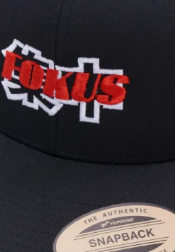 Caps & Mützen*Fokus x Def Racer Snapsback Caps schwarz/rot
