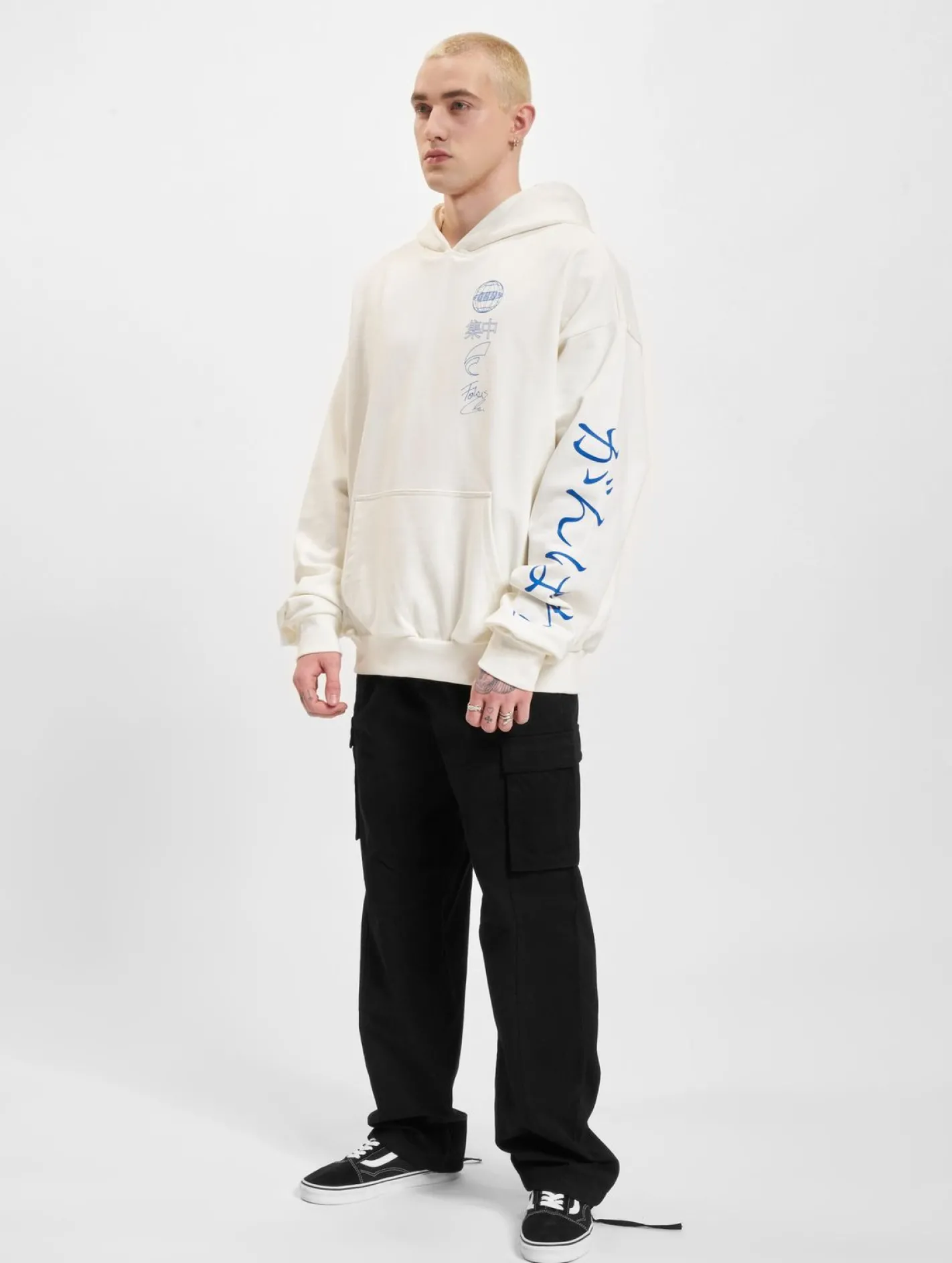 Sweater & Pullover|Pullover & Sweater*Fokus x Def World Hoodies bereit zum Färben/Kobaltblau