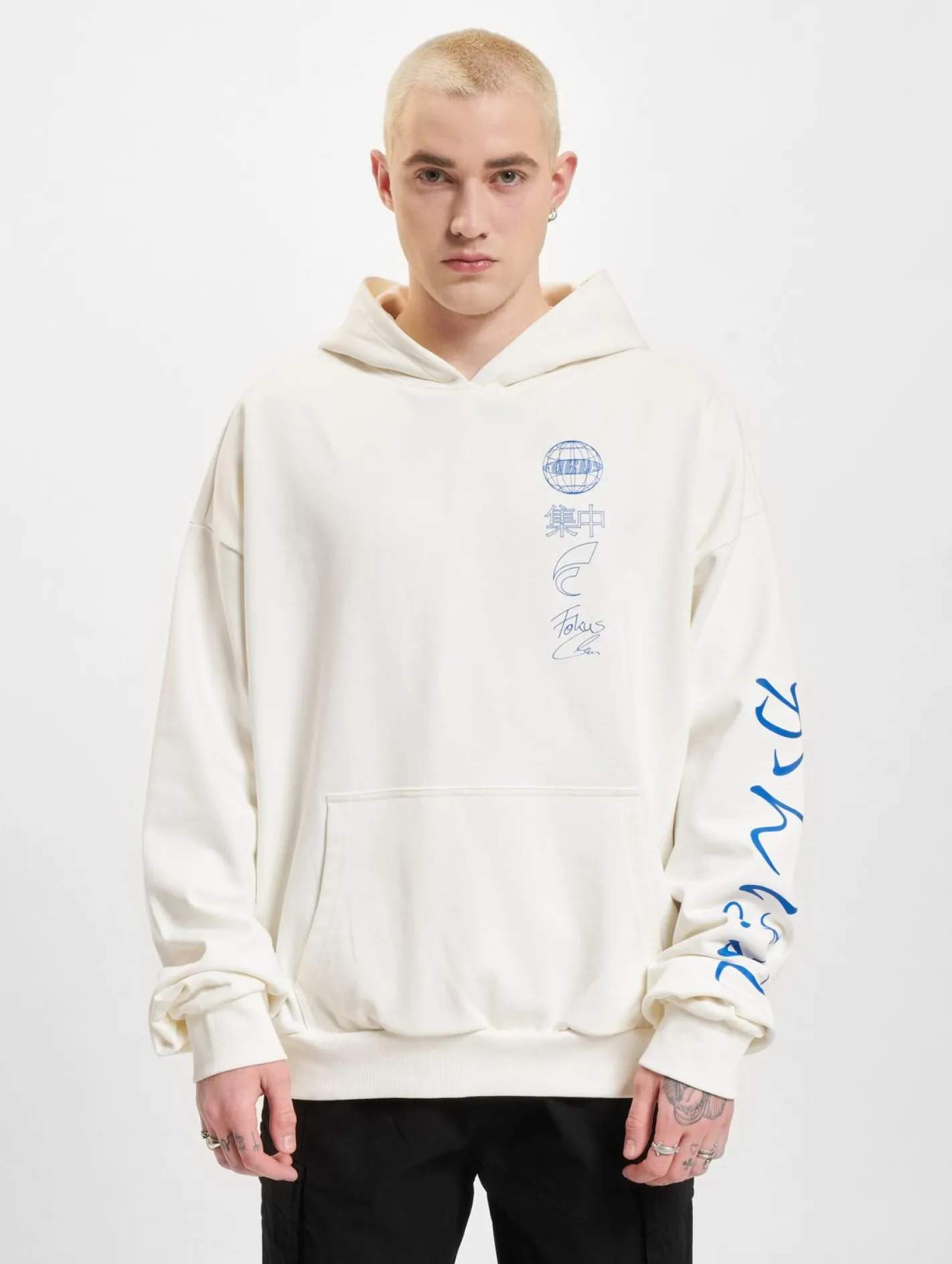 Sweater & Pullover|Pullover & Sweater*Fokus x Def World Hoodies bereit zum Färben/Kobaltblau