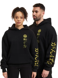 Sweater & Pullover|Pullover & Sweater*Fokus x Def World Hoodies schwarz/gelb