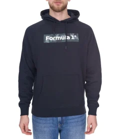 Pullover & Sweater*Formula 1 F1 Herren Kapuzen-Pullover Hoodie Sweat-Pullover Langarm-Shirt 701222543 001 Schwarz