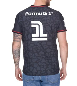 T-Shirts & Tank Tops|Sportoberbekleidung*Formula 1 F1 Herren Rundhals-Shirt mit dezentem Camouflage-Print Sport-Trikot 701222547 001 Schwarz/Rot