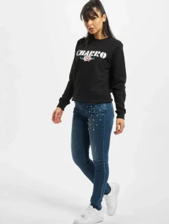 Hosen & Jeans*fornarina EVA 01 DENIM HOSE Blau