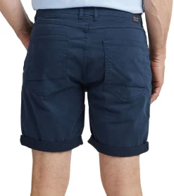 Shorts & Bermudas*FQ1924 Josh Herren Freizeit-Bermuda Shorts Baumwoll-Hose mit Krempelsaum kurze Hose 21900320 193923 Navy