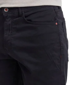 Shorts & Bermudas*FQ1924 Josh Herren Freizeit-Bermuda Shorts Baumwoll-Hose mit Krempelsaum kurze Hose 21900320 in Navy, Schwarz oder Oliv-Grün