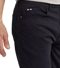 Shorts & Bermudas*FQ1924 Josh Herren Freizeit-Bermuda Shorts Baumwoll-Hose mit Krempelsaum kurze Hose 21900320 in Navy, Schwarz oder Oliv-Grün