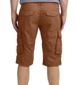 Große Größen|Shorts & Bermudas*FQ1924 Mael Herren Freizeit-Bermuda Cargo-Shorts Baumwoll-Hose Sommer-Hose 21900196 Blau, Braun oder Khaki