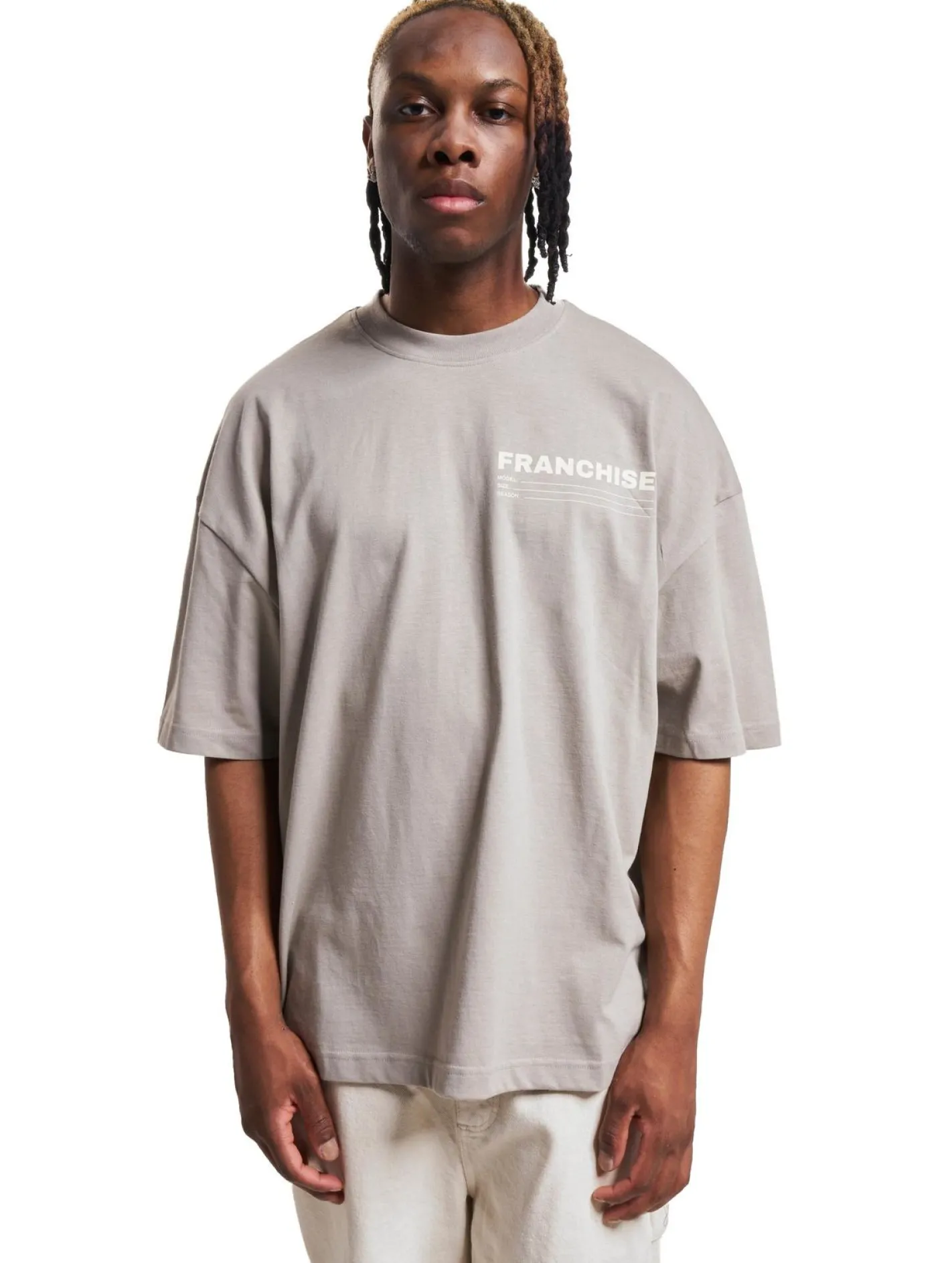 T-Shirts & Tank Tops*Franchise Blank T-Shirt Grau