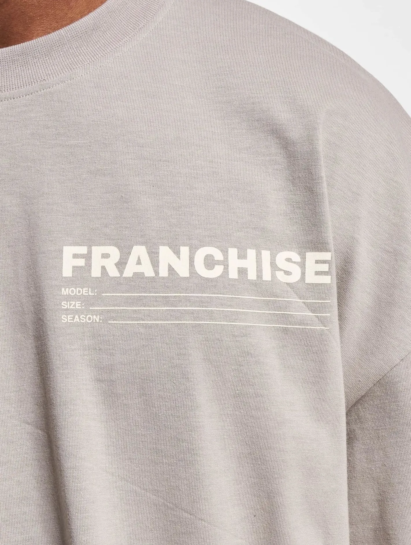 T-Shirts & Tank Tops*Franchise Blank T-Shirt Grau