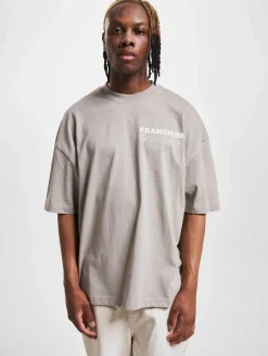 T-Shirts & Tank Tops*Franchise Blank T-Shirt Grau