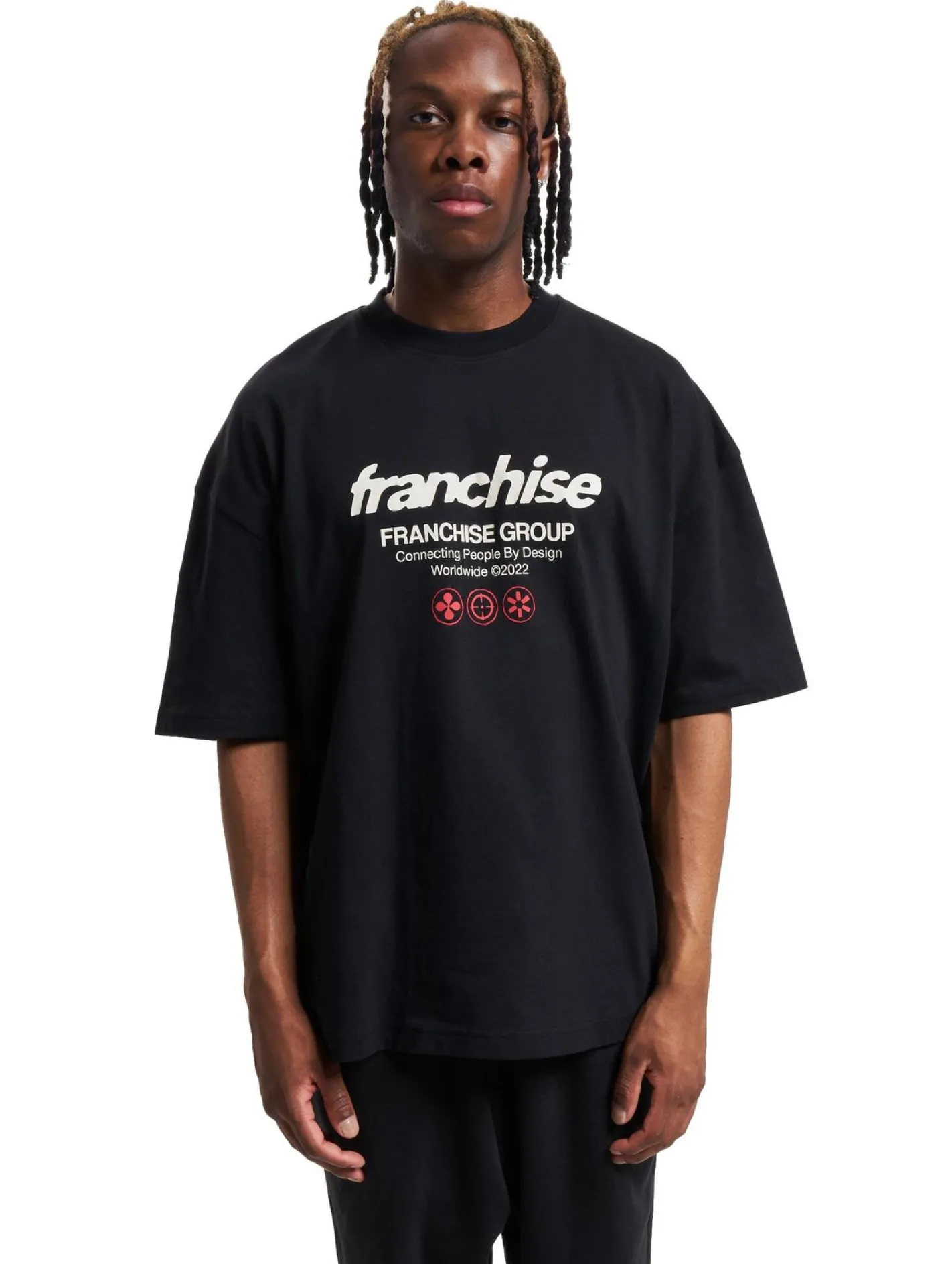 T-Shirts & Tank Tops*Franchise Connected T-Shirt Schwarz