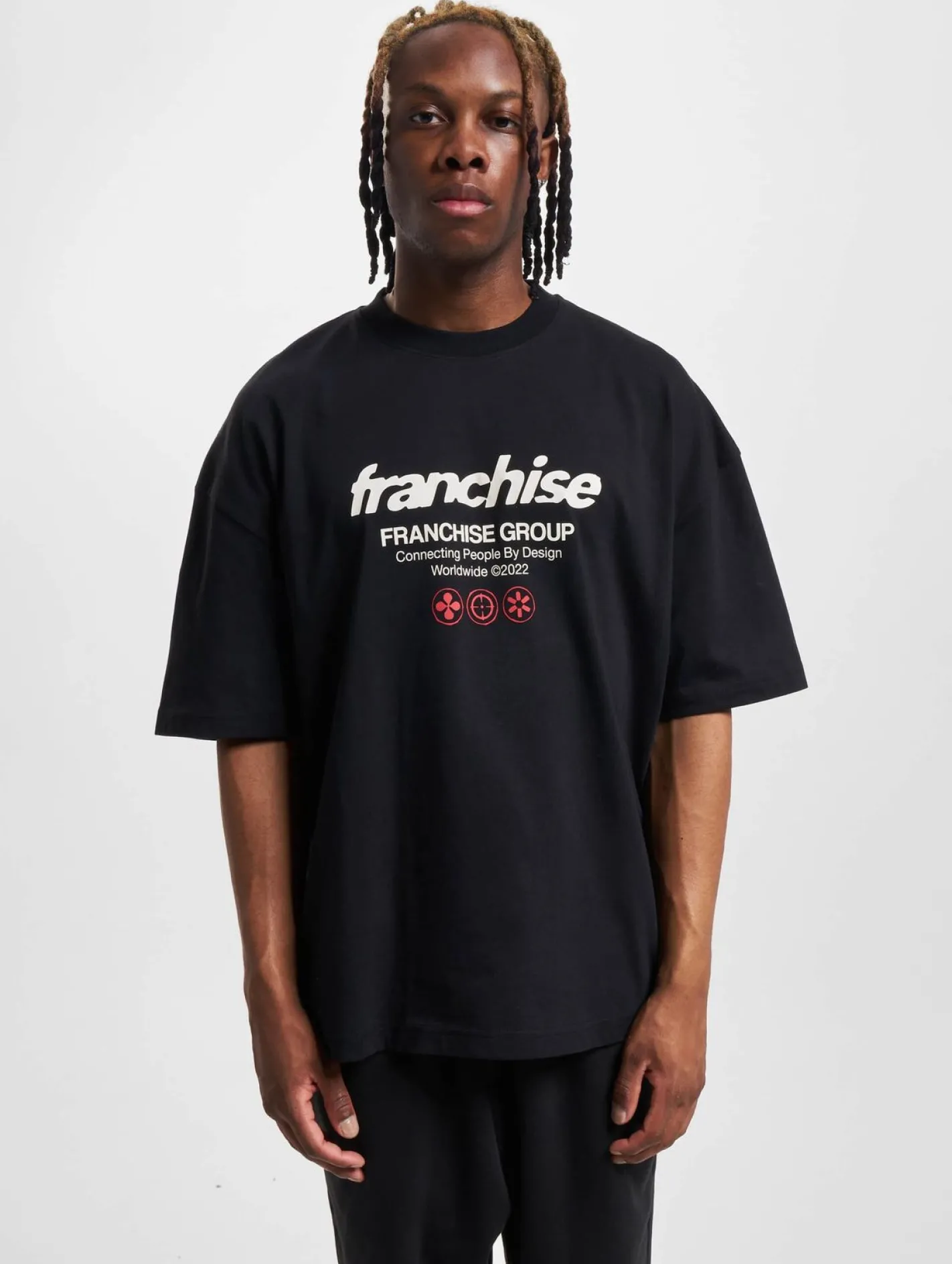T-Shirts & Tank Tops*Franchise Connected T-Shirt Schwarz