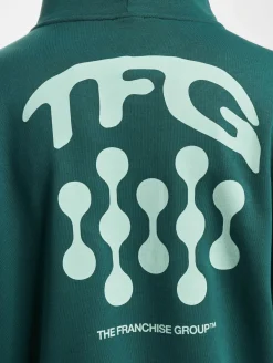 Pullover & Sweater*Franchise TFG Hoody dunkelgrün