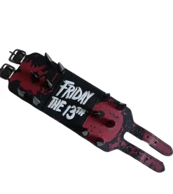 Schmuck*BioworldMerch Friday the 13th Rockband mit Metall-Spitzen Fan-Artikel Arm-Schmuck WB104747FTT3 Schwarz