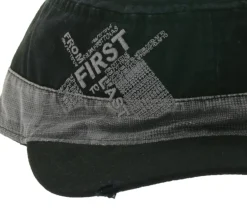 Caps & Mützen*BioworldMerch From First to Last Unisex Cap Baumwoll-Cap im millitärischen Schnitt mit leicht gebogenen Schnitt Schwarz/Grau