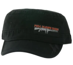 Caps & Mützen*BioworldMerch FULL BLOWN CHAOS Damen und Herren Hardcore Metalcore-Band Baumwoll-Cap im millitärischem Schnitt FC103037FBC Schwarz