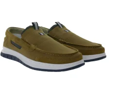 Slipper & Mokassins*Gaastra Herren Slipper zeitlose Low-Top Schuhe mit Echtleder-Anteil Braun