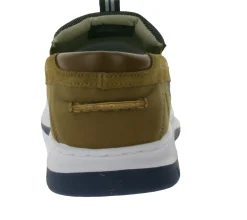 Slipper & Mokassins*Gaastra Herren Slipper zeitlose Low-Top Schuhe mit Echtleder-Anteil Mokassins in Braun oder Blau