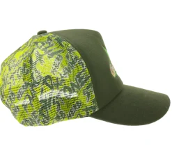 Caps & Mützen*BioworldMerch Ganja Green Canvas Trucker-Cap Baseball-Cap Baumwoll-Cap mit Netzeinsatz 7420GUY Grün/Gelb