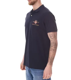 Hemden & Poloshirts*GANT Herren Polo-Shirt Regular Fit Polo-Hemd Baumwoll-Shirt 2002014 433 Navy