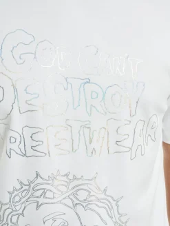 T-Shirts & Tank Tops*GCDS Can't Create T-Shirt weiß