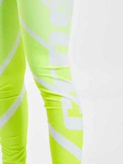 Sportunterbekleidung|Fitnessmode & Jogginghosen*GCDS Faded Legging/Tregging gelb