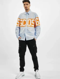 Hemden & Poloshirts*GCDS Hemd Hellblau