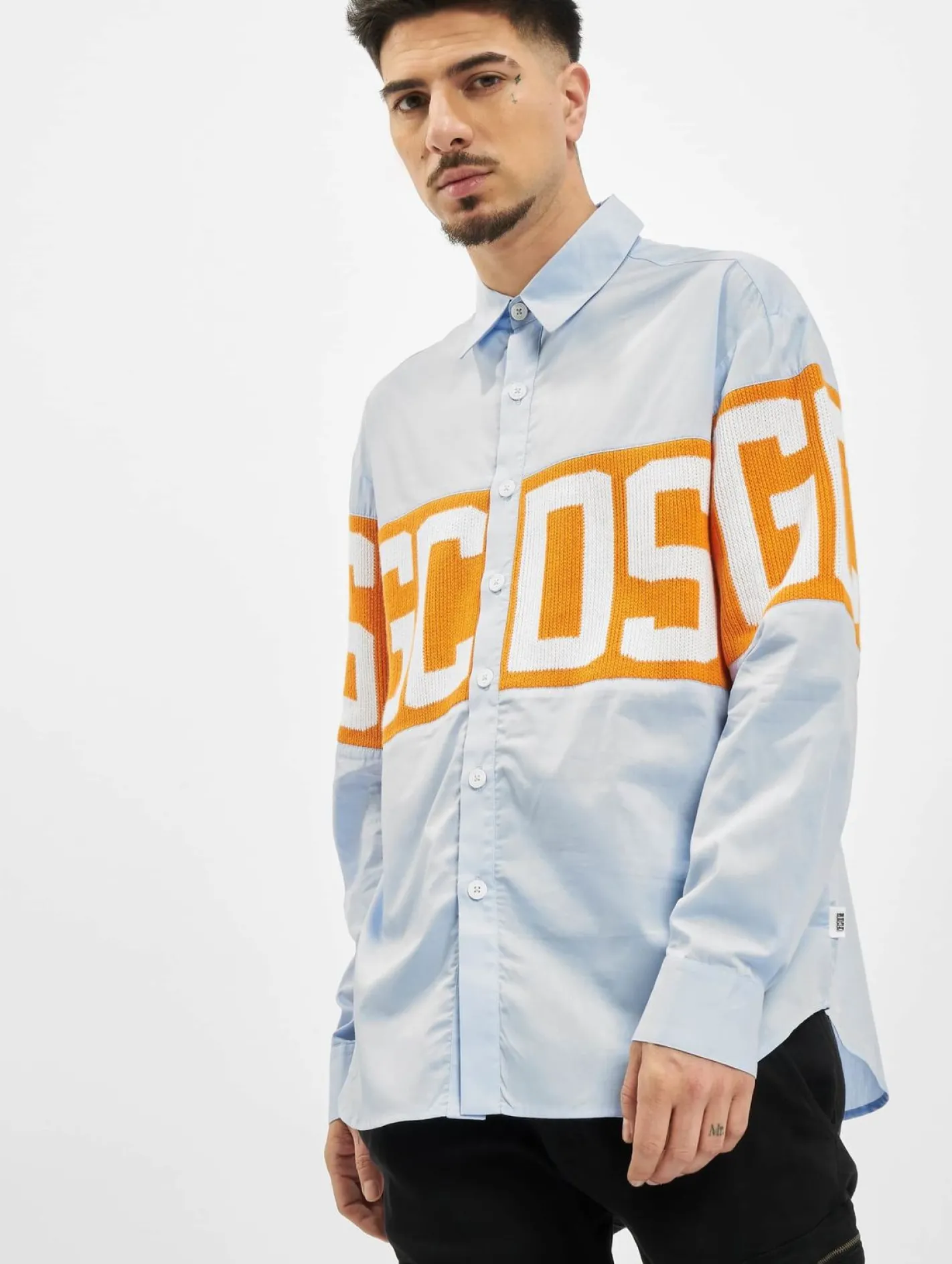 Hemden & Poloshirts*GCDS Hemd Hellblau